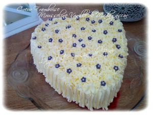 Recette Coeur chantilly-mascarpone framboises