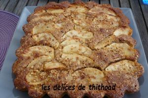 Recette Gâteau aux pommes, noisettes et polenta