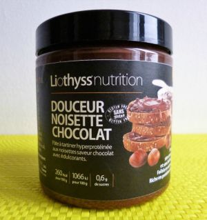 Recette Pâtes à tartiner minceur hyperprotéinées Liothyss : noisette-chocolat / spéculoos / caramel
