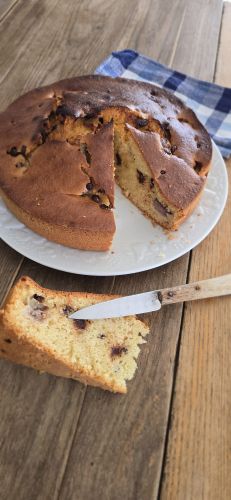 Recette Gâteau yaourt banane chocolat