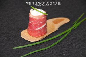 Recette Maki au jambon de Bayonne