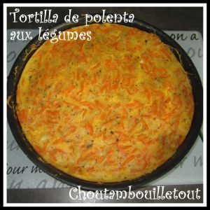 Recette Tortilla de polenta aux légumes