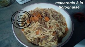 Recette Macaronis à la bolognaise (cookéo)
