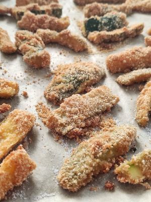 Recette "FRITES" de Courgettes