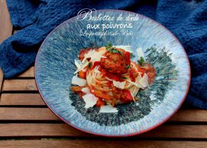 Recette Boulettes de dinde aux poivrons