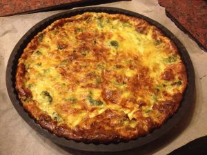 Recette Quiche au roquefort et brocolis