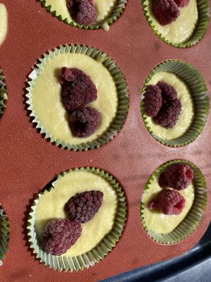 Recette Muffins à la framboise et au citron