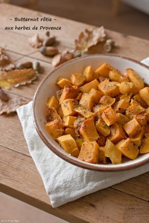 Recette Butternut rôtie aux herbes de Provence