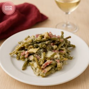 Recette Gratin de haricots verts