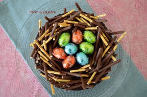 Recette Gâteau « nid de Pâques »