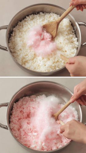 Recette Whimsical Cotton Candy Rice Krispy Treats in 3 Easy Steps