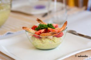 Recette Salade d’avocats aux crevettes en vidéo