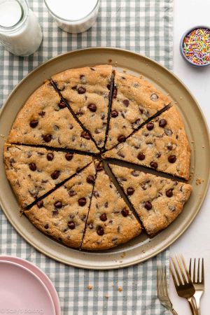Recette Chocolate Chip Cookie Pizza