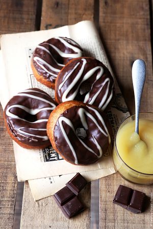 Recette Donuts vegan, glaçage chocolat