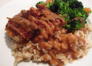 Recette Meilleure recette de poulet croustillant au beurre d'arachides!