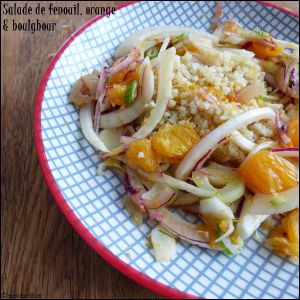 Recette Salade de fenouil à l'orange et au boulghour