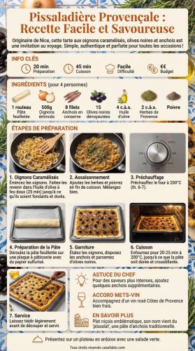 Recette Pissaladière provençale : recette facile et savoureuse
