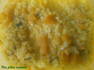 Recette Risotto au potimarron et lait de coco