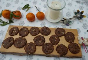 Recette Biscuits tout chocolat aux noix de pécan