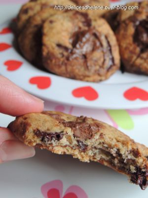 Recette Cookies au chocolat et au nutella