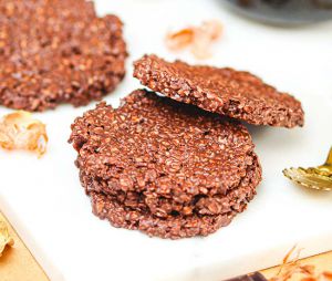 Recette Cookies sans beurre, sans sucre et sans cuisson ! Au chocolat