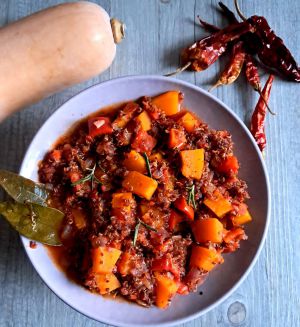 Recette Potée piquante à la butternut et quinoa