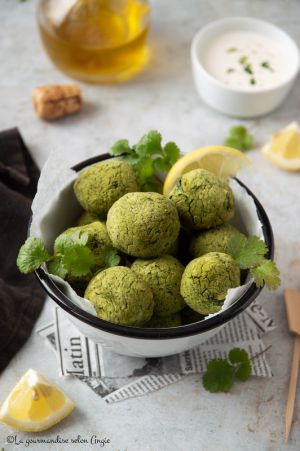 Recette Falafels au chou kale #vegan #glutenfree