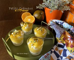 Recette Petits crémeux à l’orange – dessert facile de saison