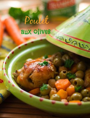 Recette Tajine de Poulet aux olives
