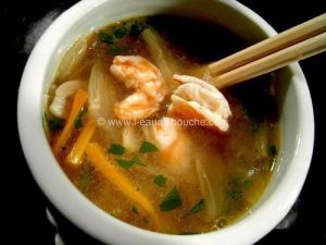 Recette Soupe Aux Crevettes