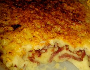 Recette Parmentier au Jambon allumettes