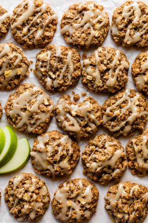Recette Apple Cinnamon Oatmeal Cookies