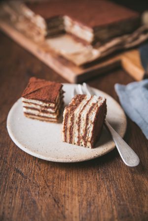 Recette Gâteau de petit beurre au chocolat et café {sans cuisson}