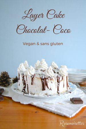 Recette Layer Cake Chocolat - Noix de coco (vegan&sans gluten)