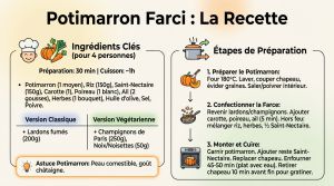 Recette Potimarron farci : le plat réconfortant d’automne