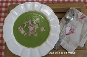 Recette Velouté de petits pois au jambon, au Cookéo ou pas