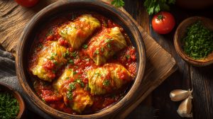 Recette Chou blanc farci