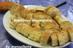 Recette Baguettes Gourmandise