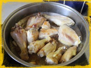 Recette Poulet en sauce tomate et poivrons/recette espagnole