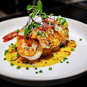 Recette Nid Crevettes Mangue : Recette Facile et Savoureuse