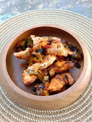 Recette Poulet au légumes au air fryer