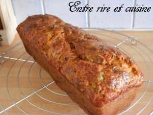 Recette Cake salé Courgettes/Poulet/Colombo/Comté