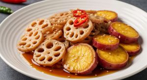 Recette Banchans Coréens : lotus et Patates Douces