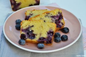 Recette Cake myrtille citron amande… et bleu comme les iris de Van Gogh