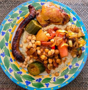 Recette Couscous poulet-merguez