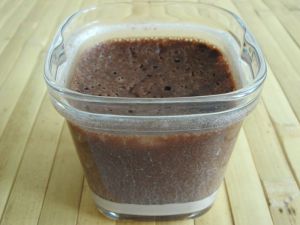 Recette "yaourts-mousses" chocolat maison (pour 8 pots)