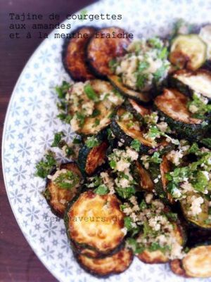 Recette Tajine de courgettes aux amandes et à la menthe fraîche