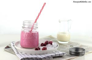 Recette Milkshake Vegan Banane et Framboises {Recette Express et Light}