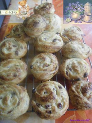 Recette Pains aux raisins