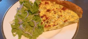 Recette Tarte à la courgette et au fromage ail et fines herbes